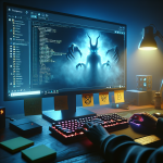 Photographic desk scene showing dataminer discovering possible Dota 2 hero Frug icon